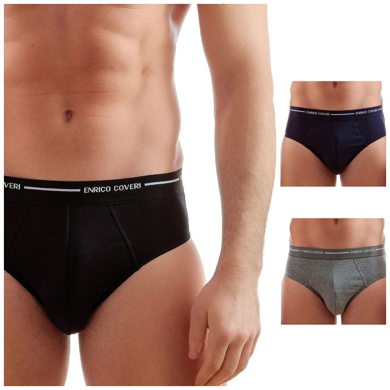 Set di 3 slip uomo Enrico Coveri ES1000