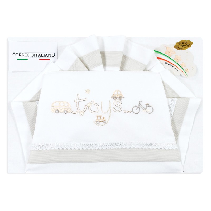 Cradle bed sheet set by La Fatina LC03328