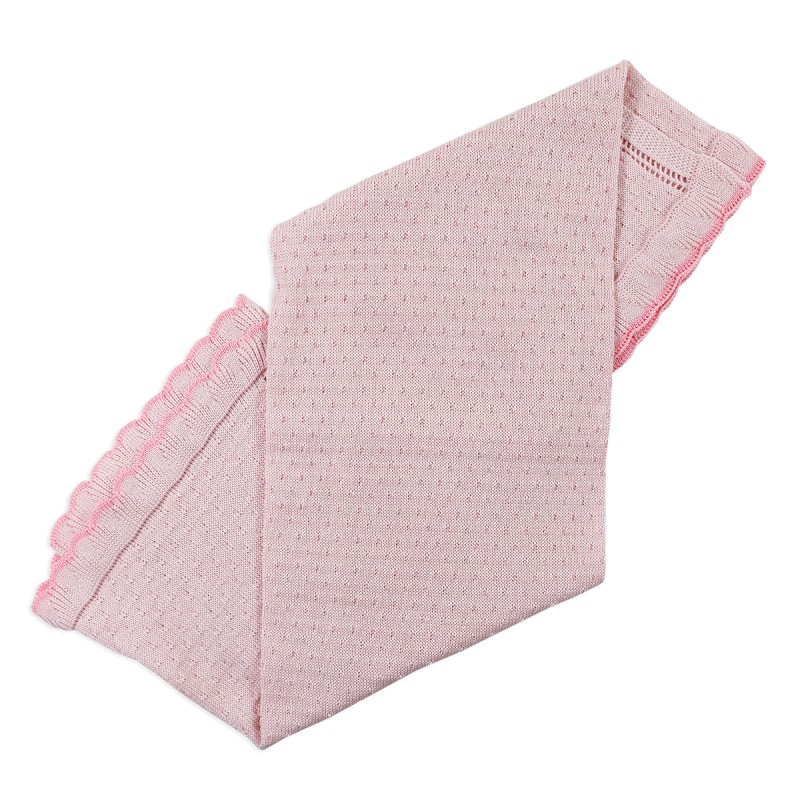 Shawl Blanket in Pure Cotton Tricot Yarn by Stella EB4480
