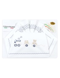 Trenino - Set lenzuola per culla e carrozzina Fatina LC03334 - Blu