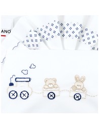 Trenino - Set lenzuola per culla e carrozzina Fatina LC03334