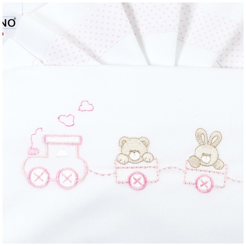 Little Train - Cradle Pram sheet set... Little Train - Cradle Pram sheet set...