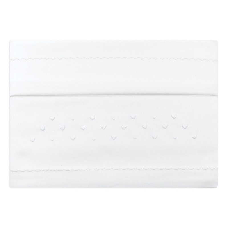 Cot Crib sheet set embroidered by... Cot Crib sheet set embroidered by...