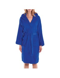 Minorca - bathrobe with hood and side pockets by Caleffi
