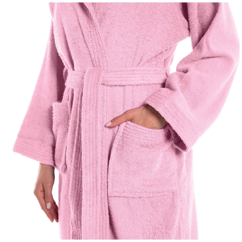 Minorca - Accappatoio Spugna con cappuccio Caleffi - Confetto