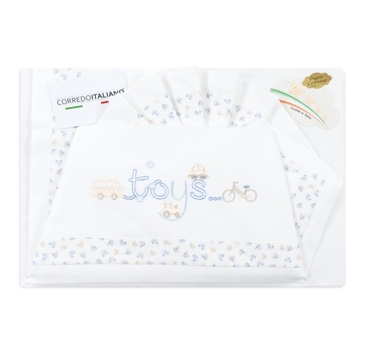 Toys - Cot bed sheet set La Fatina LL04329 2