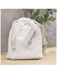 Set di 3 quadrati di garza mussole cotone di Corredo Italiano CP21