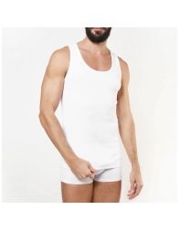 Set of 3 Wide Strap Tank Tops in Bi-Stretch Ribbed Fabric by Nottingham – Model VL1600