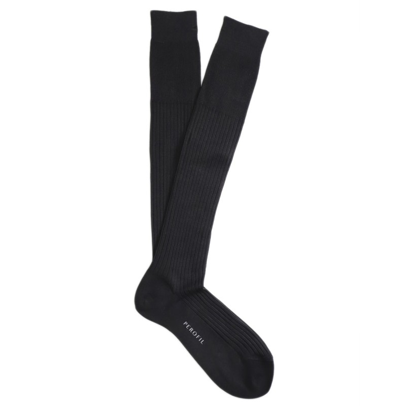 Set di 3 Calza Uomo lunga costina filo scozia Perofil VPRC003253