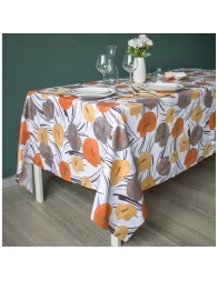 Anthurium - Tablecloth with cotton napkins by Corredo Italiano®