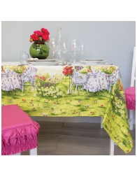 Jardin - rectangular tablecoth pure cotton by ALLdays 150x180 cm
