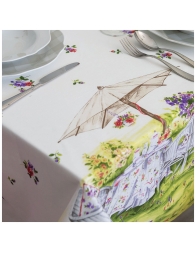 Jardin - rectangular tablecoth pure cotton by ALLdays 150x180 cm