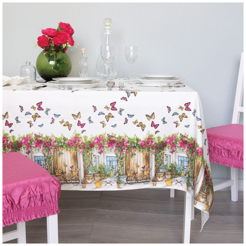 Portico - rectangular tablecoth pure cotton by ALLdays 150x180 cm