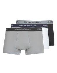 Set of 3 Men's Emporio Armani Trunks in Stretch Cotton 111357