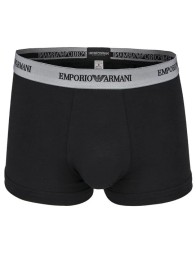 Set of 3 Men's Emporio Armani Trunks in Stretch Cotton 111357