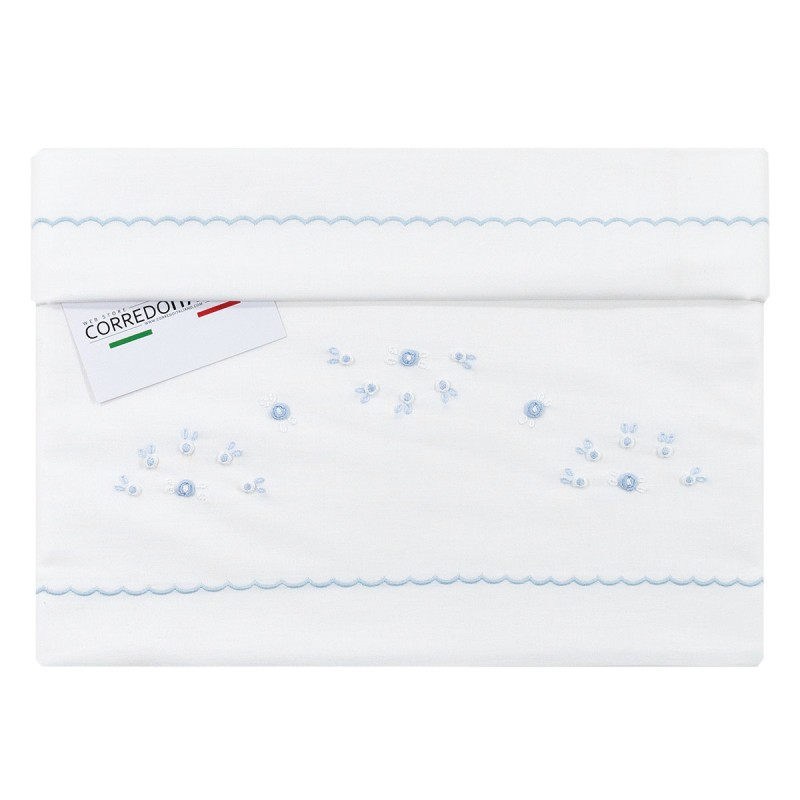 Cradle pram sheet set embroidered by... Cradle pram sheet set embroidered by...