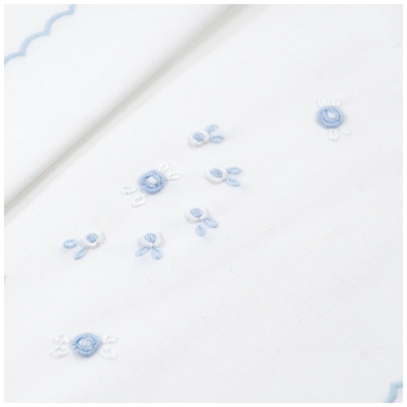 Cradle pram sheet set embroidered by... Cradle pram sheet set embroidered by...