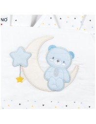 Orsetto e stellina - Set lenzuola culletta e carrozzina Bruco Bruco EC2122