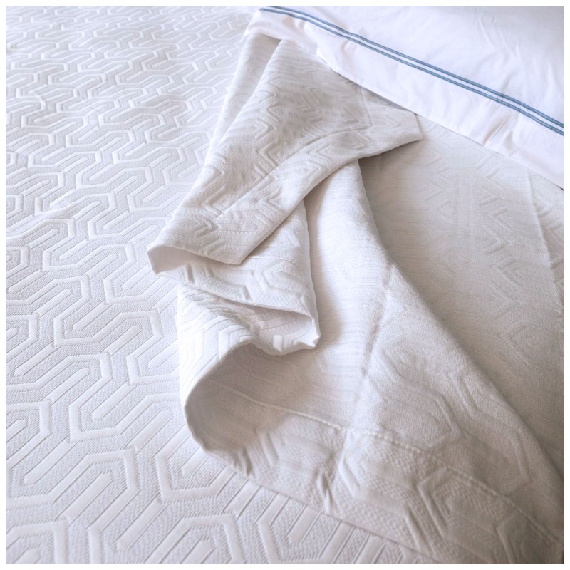 Dedalo - Copriletto Jacquard letto matrimoniale di Maestri Cotonieri