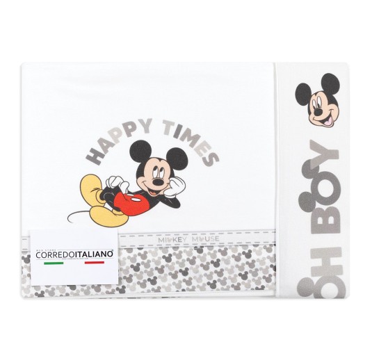 Mickey Happy Times - Cot Bed Sheet Set Disney EL0238PA