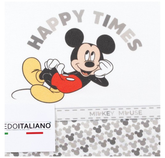 Topolino oh boy - set lenzuola per culla lettino Disney EL0238BG 2