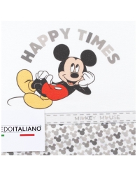 Mickey Happy Times - Cot Bed Sheet Set Disney EL0238BG