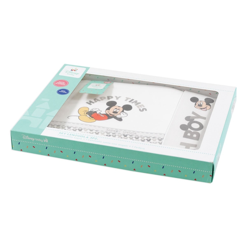 Mickey Happy Times - Cot Bed Sheet...