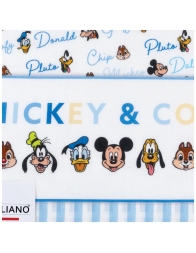 Mickey Mouse Crib Cradle Sheet Set EC0242AZ