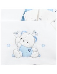 Little Bear - Cradle Pram sheet set Bruco Bruco EC2102