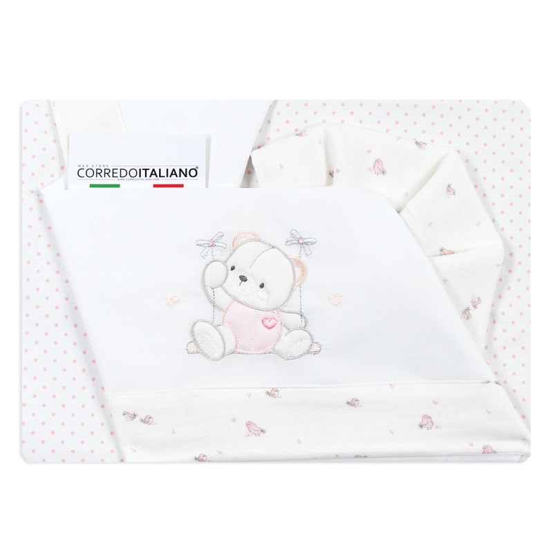 Little Bear - Cradle Pram sheet set Bruco Bruco EC2102