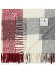 Adamello Check – Pure Wool Blanket by Lanerossi