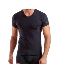3 T-shirt pure cotton V-neck Enrico Coveri Underwear ET1101