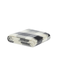 Adamello Check – Pure Wool Blanket with Fringes by Lanerossi – Various Sizes