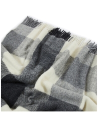 Adamello Check – Pure Wool Blanket with Fringes by Lanerossi – Various Sizes