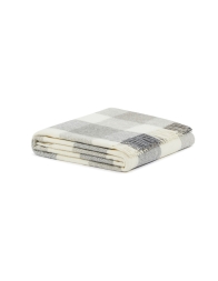 Adamello Check – Pure Wool Blanket with Fringes by Lanerossi – Various Sizes