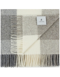 Adamello Check – Pure Wool Blanket with Fringes by Lanerossi – Various Sizes