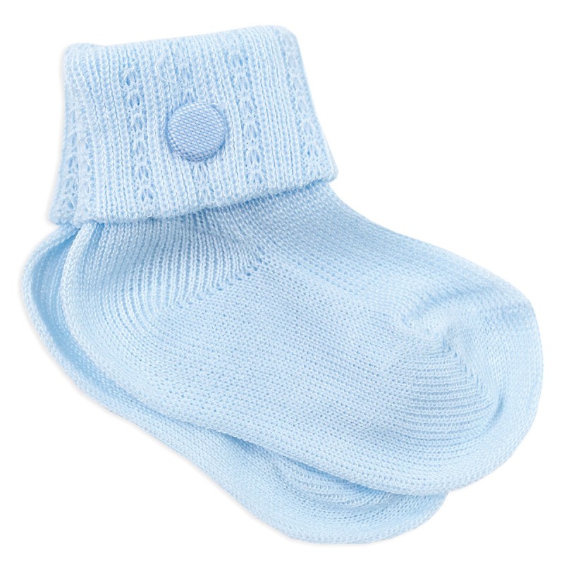 Calzini in puro cotone con bottoncino CI4107T