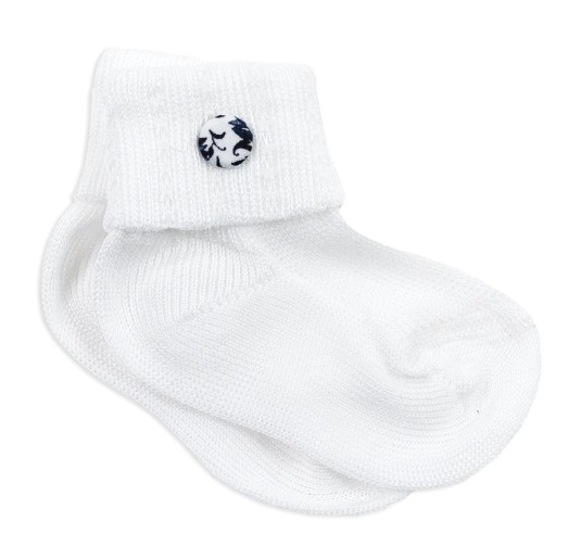 Calzini in puro cotone con bottoncino CI4107T 2