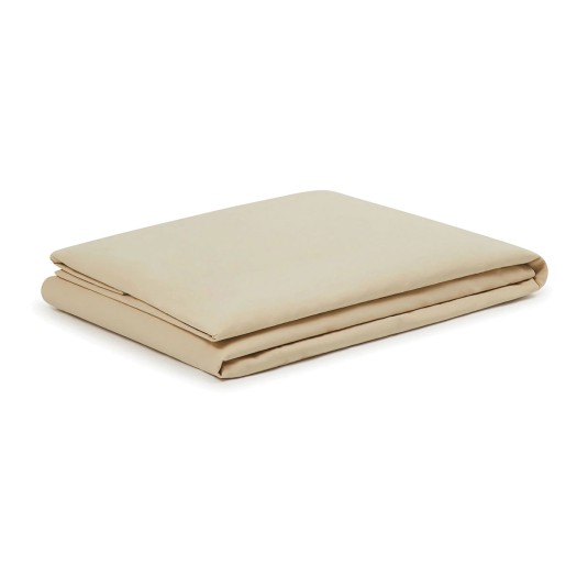 Panarea – Stone Washed Cotton Double Bed Sheet Set by Lanerossi - Sand 2