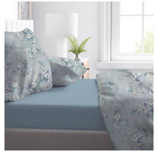 Opaline – Digital Print Double Bed Sheet Set by Tessitura di Arconate