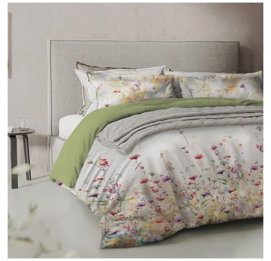 Spring Color – Digital Print Double Bed Sheet Set by Tessitura di Arconate