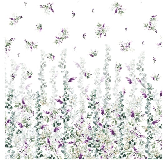 Watercolor – Digital Print Double Bed Sheet Set by Tessitura di Arconate 2