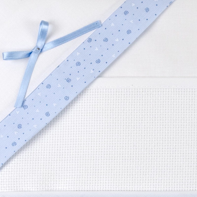 Cot sheet set to embroider CI14AI05PQAZ