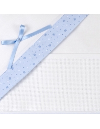 Set lenzuola culla lettino ricamabile CI14AI05PQAZ