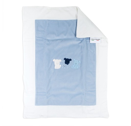 Blanket chenille for cradle pram Le Chicche CO7750 2