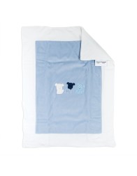 Blanket chenille for cradle pram Le Chicche CO7750