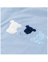 Blanket chenille for cradle pram Le Chicche CO7750