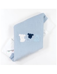 Blanket chenille for cradle pram Le Chicche CO7750