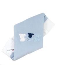 Blanket chenille for cradle pram Le Chicche CO7750