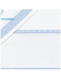 Cot crib sheet set aida canvas to embroider CI14AI03PQAZ